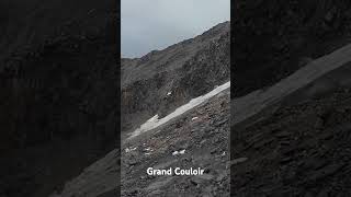 Grand couloir climbing grandcouloir montblanc mountains [upl. by Thagard]