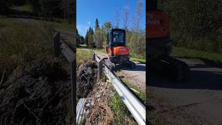 Putting the Mini Excavator to Work Kubota [upl. by Anelim]