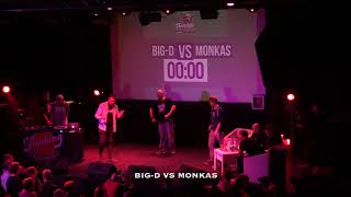 BigD vs Monkas  Freestyle MC Battle 2017 Aštuntfinalis [upl. by Wagner705]