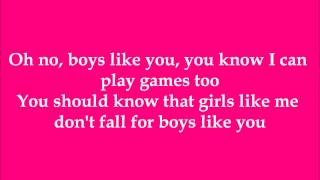 Boys Like You  Molly Moore Dance Moms  Lyrics [upl. by Sirhc858]