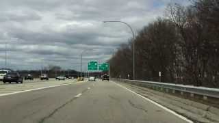 Warwick RI  Interstate 95 northbound amp RI 37 eastbound [upl. by Neslund]