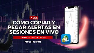 Cómo copiar y pegas las señales de Índices Sintéticos durante las sesiones en vivo 🔴📈📉  EVO Global [upl. by Aseuqram]