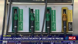 Fuel Prices  Fourth consecutive month of decline in prices [upl. by Konstanze389]