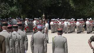 Prise darmes de la Légion étrangère au Palais du Luxembourg ParisFrance  13 juillet 2017 [upl. by Gonta]