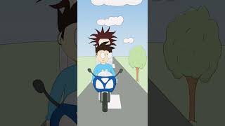 My BikeAccident funny😐animationbike [upl. by Garrick]