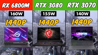 RX 6800M vs RTX 3080 vs RTX 3070 Laptop  1440P Test in 8 Games part 2 [upl. by Walden]