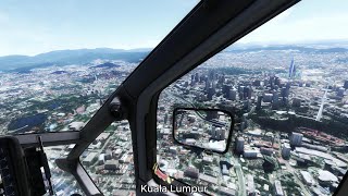 MSFS  AIRBUS H160  SCENIC FLIGHT  KUALA LUMPUR [upl. by Jabon244]