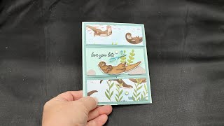 Otterly Adorable Trifold Flip Flap Card [upl. by Neih10]