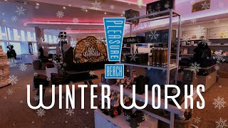 Blackpool Pleasure Beach Winter Works 2324 EP9 [upl. by Yelsek]