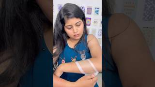 Trying Waxing For the first time at home 😂  minivlog waxing waxstrips [upl. by Atinav]