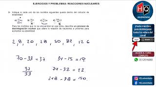 EJERCICIO 03  CAPITULO VII  QUIMICA NUCLEAR  QUIMICA GENERAL II  CIENCIAS QUIMICAS UNC [upl. by Liagabba]