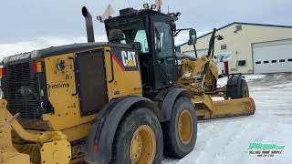 E60031 JPH 2015 Cat 160M AWD Motor Grader with Wing [upl. by Einavoj]