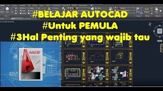 Belajar dasardasar Autocad untuk pemula dengan mudah Part1 [upl. by Lederer297]