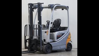 Still RX2016P 2018 electric forklift truck duplex mast sideshift 10576 hours 85 battery [upl. by Rotsen]