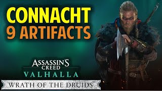 Connacht All Artifacts Location  AC Valhalla Wrath of the Druids Ireland Guide [upl. by Xuaegram]