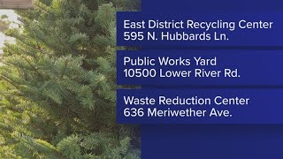 Metro Public Works offers three Christmas tree dropoff sites [upl. by Uyr]