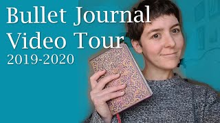 Bullet Journal Tour Paperblanks Sep 2019 to Sep 2020 CC [upl. by Berg808]