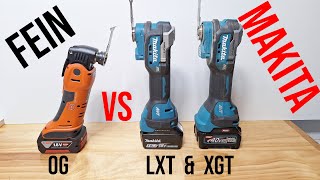 Faceoff Fein Multimaster Vs Makita Starlock Multitools [upl. by Iredale]