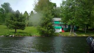 Wilson Pond Fishing in Mainemp4 [upl. by Ailil115]