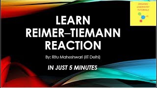 Reimer Tiemann Reaction Mechanism [upl. by Irma]