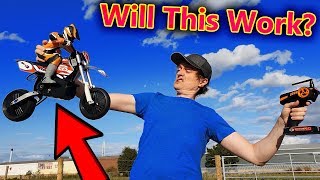 Can I Ride an RC Motorbike NO STABILIZERS [upl. by Dustie]