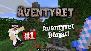 Minecraft på Svenska Hexxit  ÄVENTYRET 1 Äventyret Börjar [upl. by Mikel]