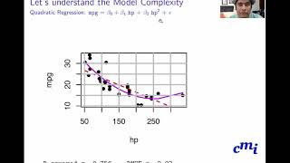 Regression and Classification 9 Model Complexity and BiasVariance tradeoff [upl. by Eidolem]