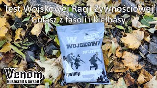 Recenzja racji żywnościowej Arpol Gulasz z fasoli i kiełbasy [upl. by Leiser]