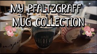 MY PFALTZGRAFF MUG COLLECTION  Dollar Tree Finds [upl. by Sidnarb]