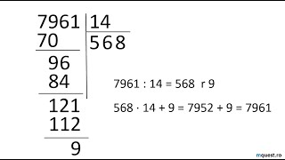 Impartirea la doua si trei cifre matematica clasa a Va [upl. by Leavitt]