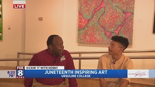 Celebrating Juneteenth through the eyes of young artists [upl. by Ifar]