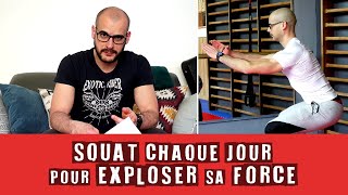 SCIENCE  Lentraînement quotidien en squat  la meilleure méthode pour prendre en force [upl. by Ytok]