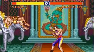 Street Fighter 2 Champion Edition SNES Vega Gameplay [upl. by Marelya262]