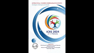 ICRS2024 ProfDrHannoFelder germany nationalcollege trichy tamilnadu sports [upl. by O'Hara342]