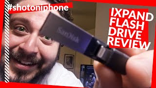 SanDisk iXpand Flash Drive for iPhone YouTube Creator Workflow [upl. by Adnwahs]