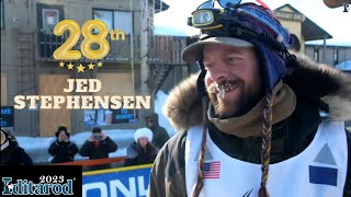 Iditarod 2023  Jed Stephensen 28º en Nome [upl. by Marlen814]