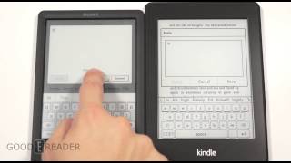 Sony PRST3 vs Amazon Kindle Paperwhite [upl. by Atnima402]