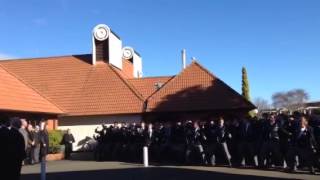 Wanganui Collegiate Haka for Donald Trott [upl. by Assin750]