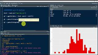 Gráficos no R Studio  ggplot2 histogramas  Aula 02 [upl. by Alister]