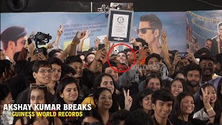 Akshay Kumar BREAKS The Guinness World Records for Most Selfie taken in Three Minutes [upl. by Les]