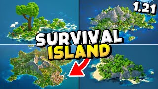 🔥 TOP 20 SURVIVAL ISLAND SEEDS For Minecraft 121 [upl. by Engud]