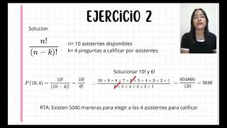 ESTADÍSTICA  PERMUTACIÓN Y COMBINACIÓN [upl. by Noiram]