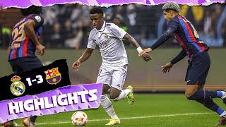 Real Madrid 13 FC Barcelona  HIGHLIGHTS  Spanish Super Cup [upl. by Godspeed589]