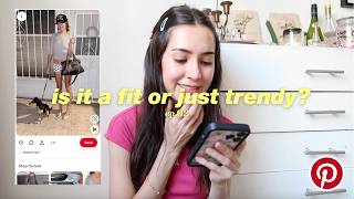 are these pinterest outfits a fit or just trendy fit or trend ep2 [upl. by Adnael]