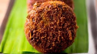 Senai Kilangu Cutlet  Yam Cutlet  சேனைக்கிழங்கு Senai Kizhangu Cutlet In Tamil [upl. by Osnohpla]