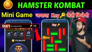 Hamster kombat mini game  Hamster kombat key 🔑 collect kaise kare  Hamster kombat mini game key 🔑 [upl. by Teuton119]