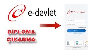 E Devlet Diploma Çıkarma Ve Sorgulama  E Devlet Mezuniyet Belgesi Nasıl Alınır [upl. by Dehnel]