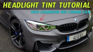 How to install Headlight Tint Film with our DIY POV tutorial [upl. by Jarrad]