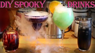 SPOOKY Halloween Cocktails  Mocktails  Halloween Drink Ideas [upl. by Ainirtac]