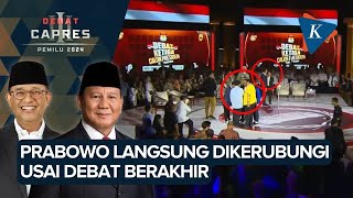 Debat Capres Selesai AniesCak Imin Turun Podium Prabowo Langsung Dikerubungi [upl. by Abigail]